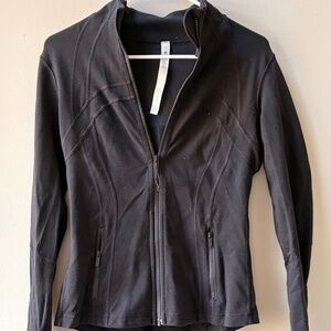 LuluLemon black full zip scuba